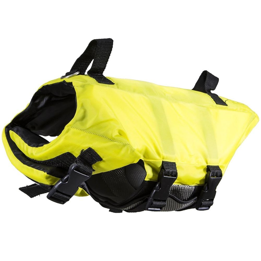 SwimWays Doggie Swim Vest Pool Lake Boat‎ with Handles Yellow medium